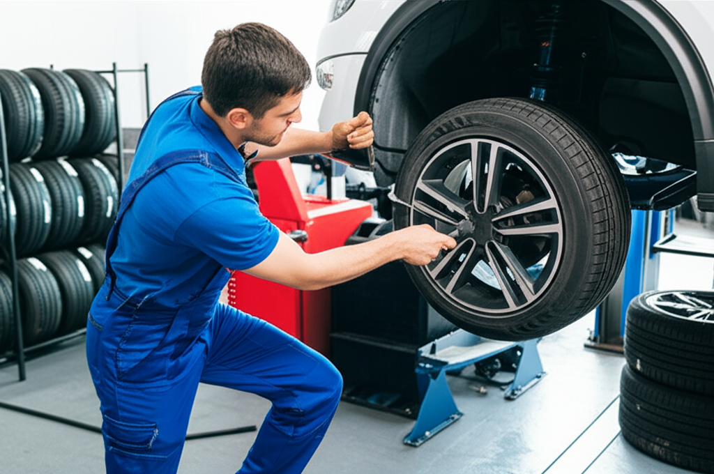 Commercial truck tire replacement service on I-80 near Ogallala Nebraska